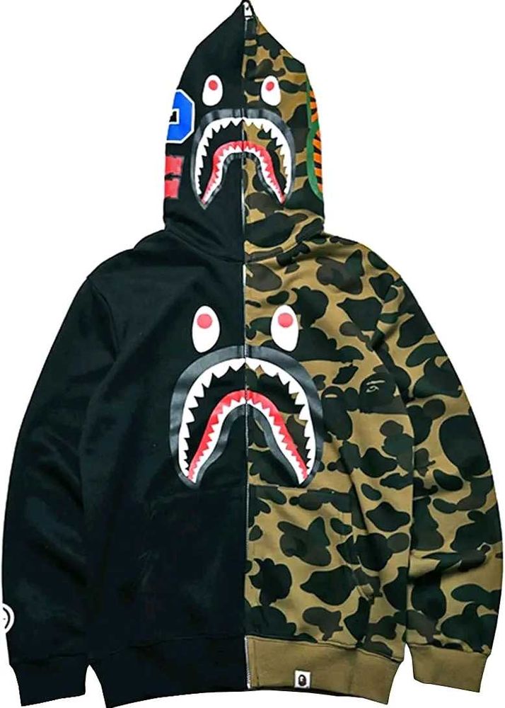 B*PE Shark Camo Hoodie