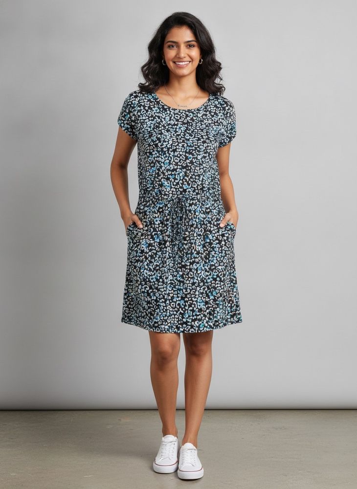 animal print mini dress