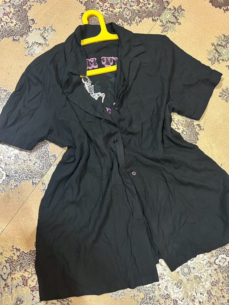 Oversized Shirt Back Print