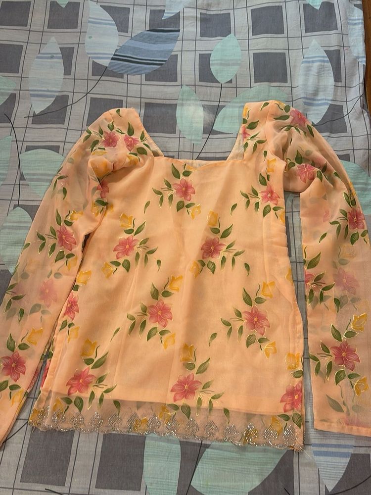 Floral Print Kurta Set