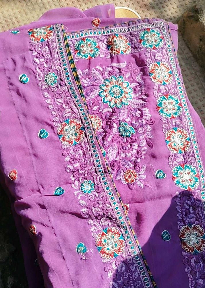 Beautiful Lavender saree