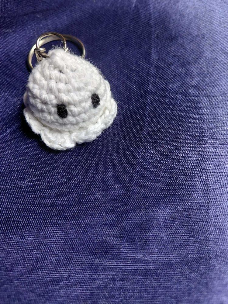 Crochet Octopus bag charm and keychain