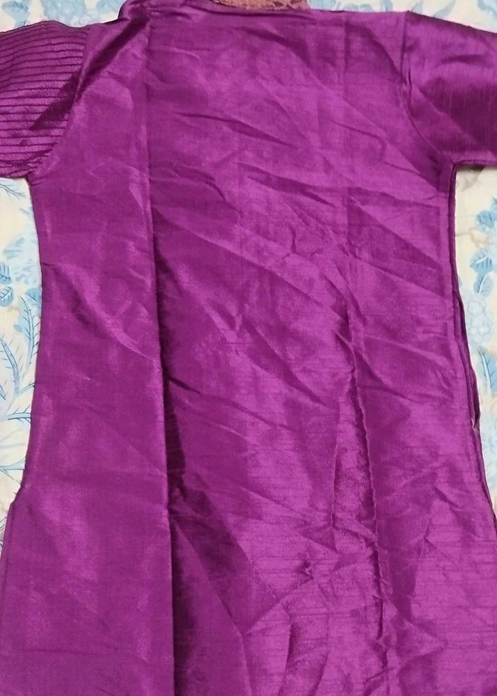 Elegant Purple Kurta Suit