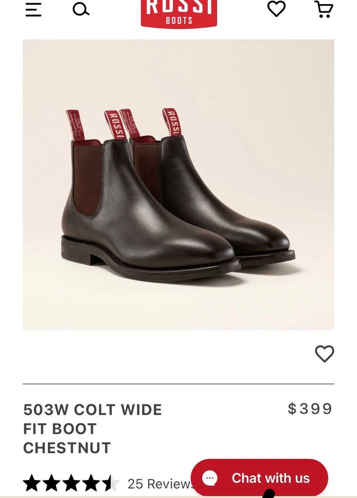 Rossi Boots - 503W Colt Wide Fit