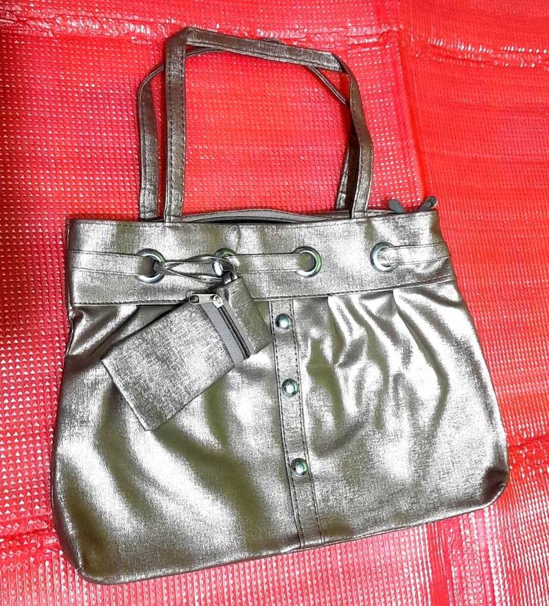 ✨Golden Metallic Tote Bag