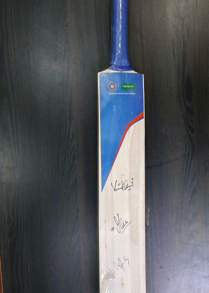 Signed Cricket Bat