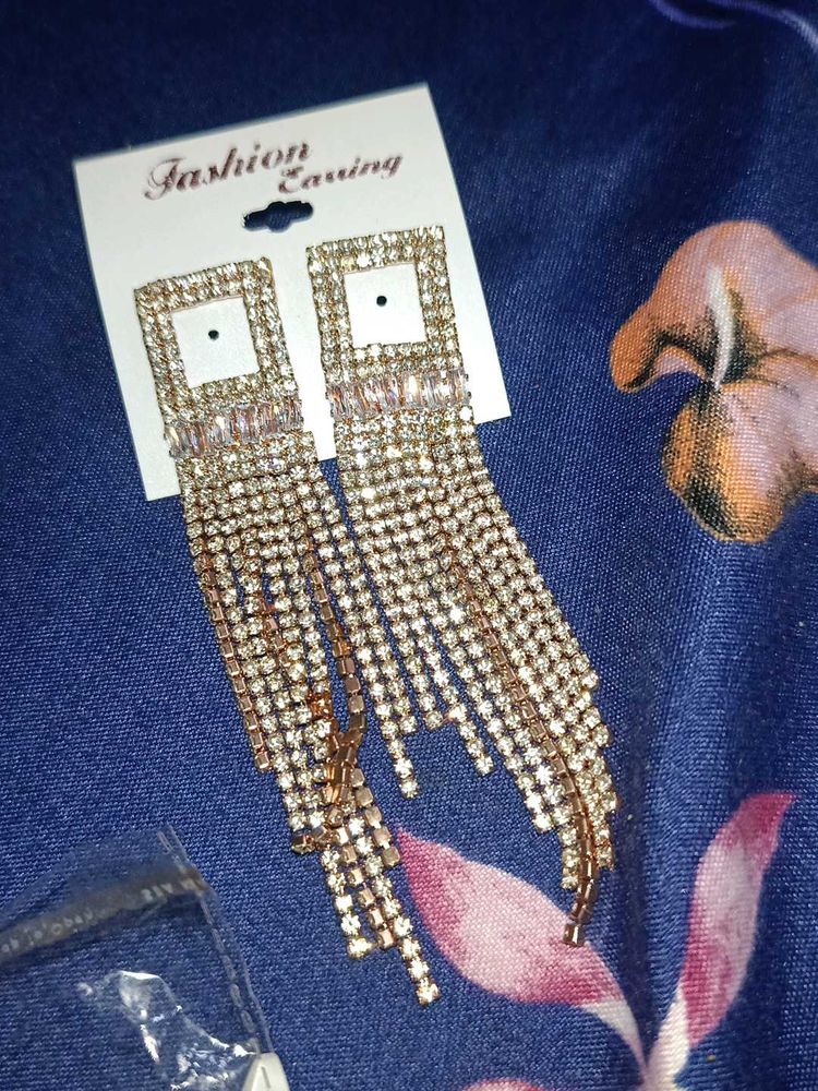 Ad Rose Gold Plated Earrings