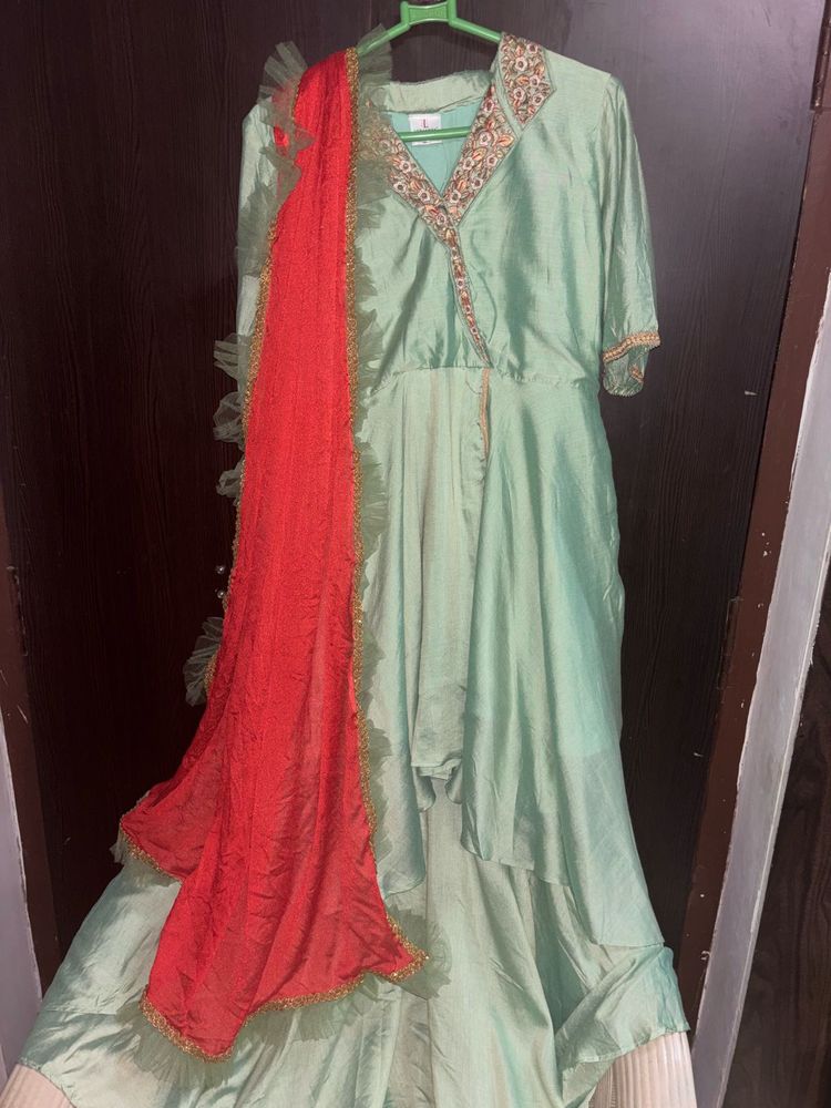 Prettiest Mint Green Gown