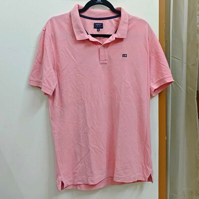 Arrow Sport Polo T-Shirt XL | Light Pink
