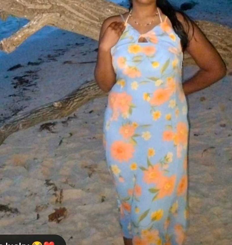Floral Print Maxi Dress