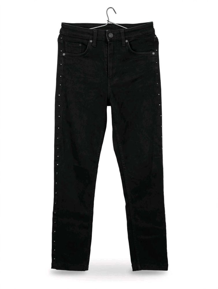 Black Studded Skinny Jeans