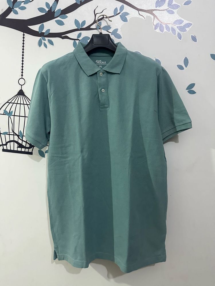 Men's Green Polo T-Shirt (EUROPE)