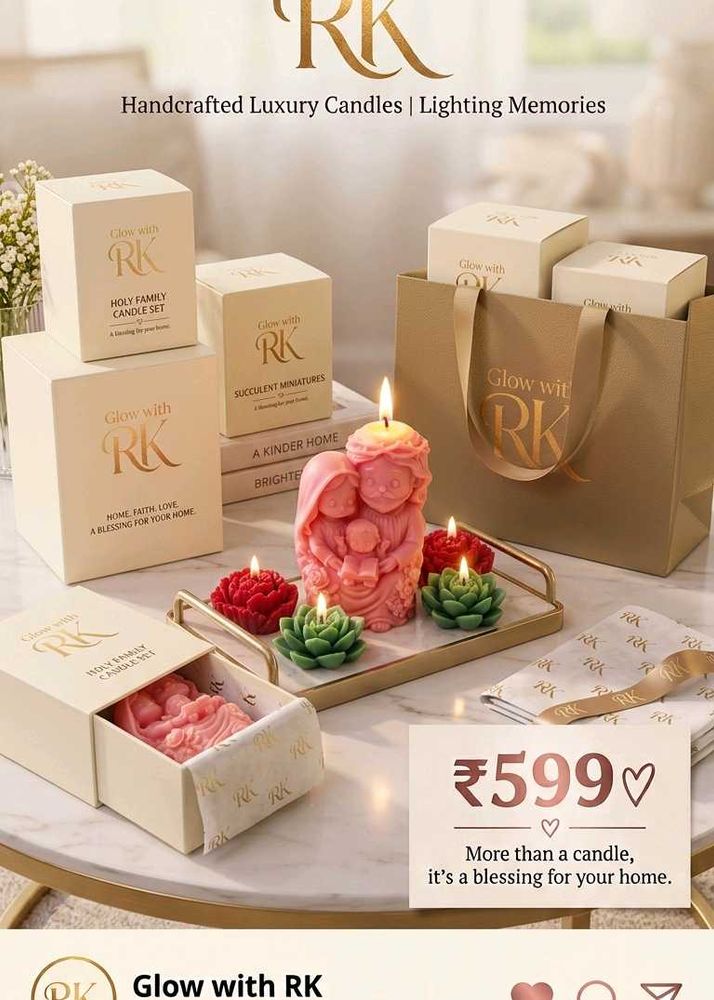 Glow with RK Luxury Handcrafted Candles