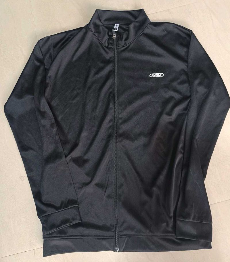 Black Champion Track Jacket, L Size