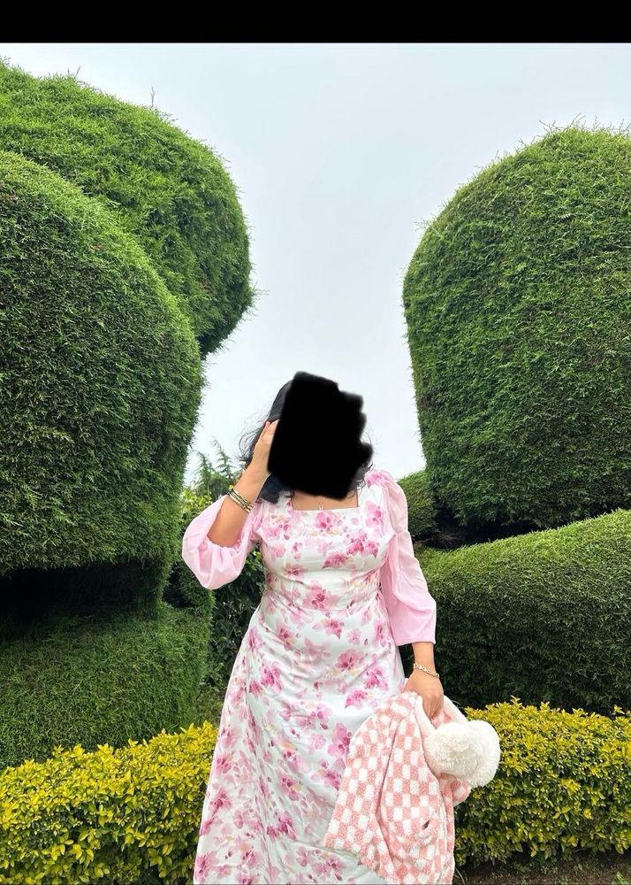 Savana Flowy Floral Print Maxi Dress