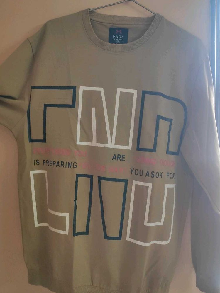 Naga Graphic Print Crewneck Sweatshirt