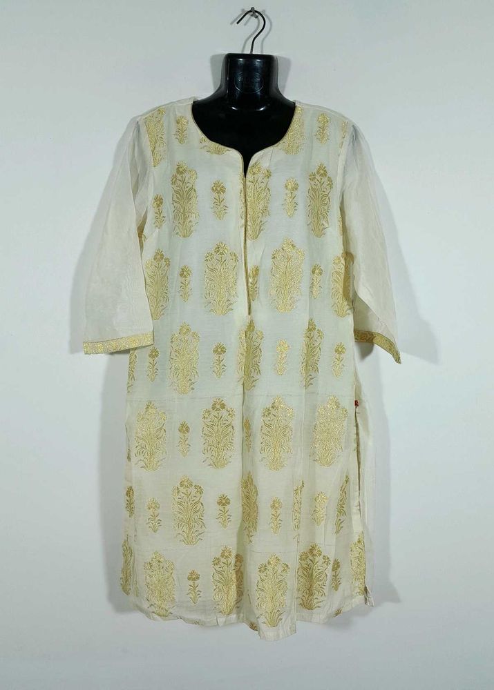 Cream Color Kurta For Women's