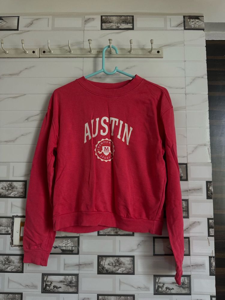 Red Austin Sweatshirt