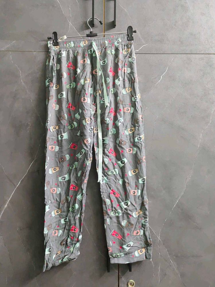 Cute Cartoon Print Pajama Pants