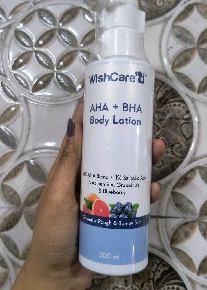 WishCare AHA + BHA Body Lotion