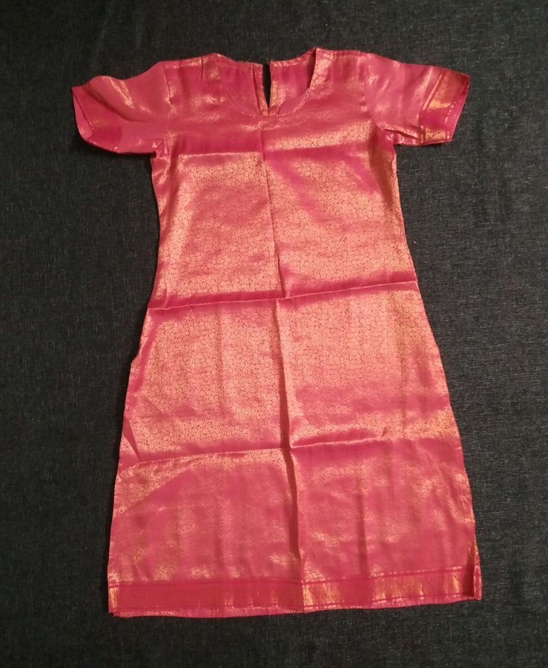 Zari Kurti Pink