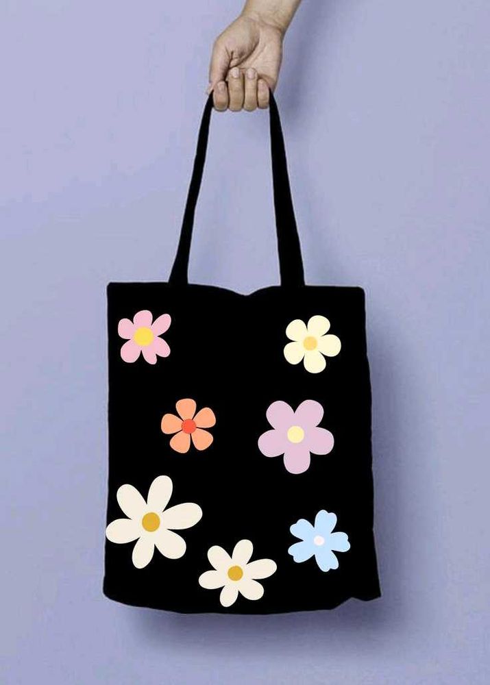 Floral Print Tote Bag