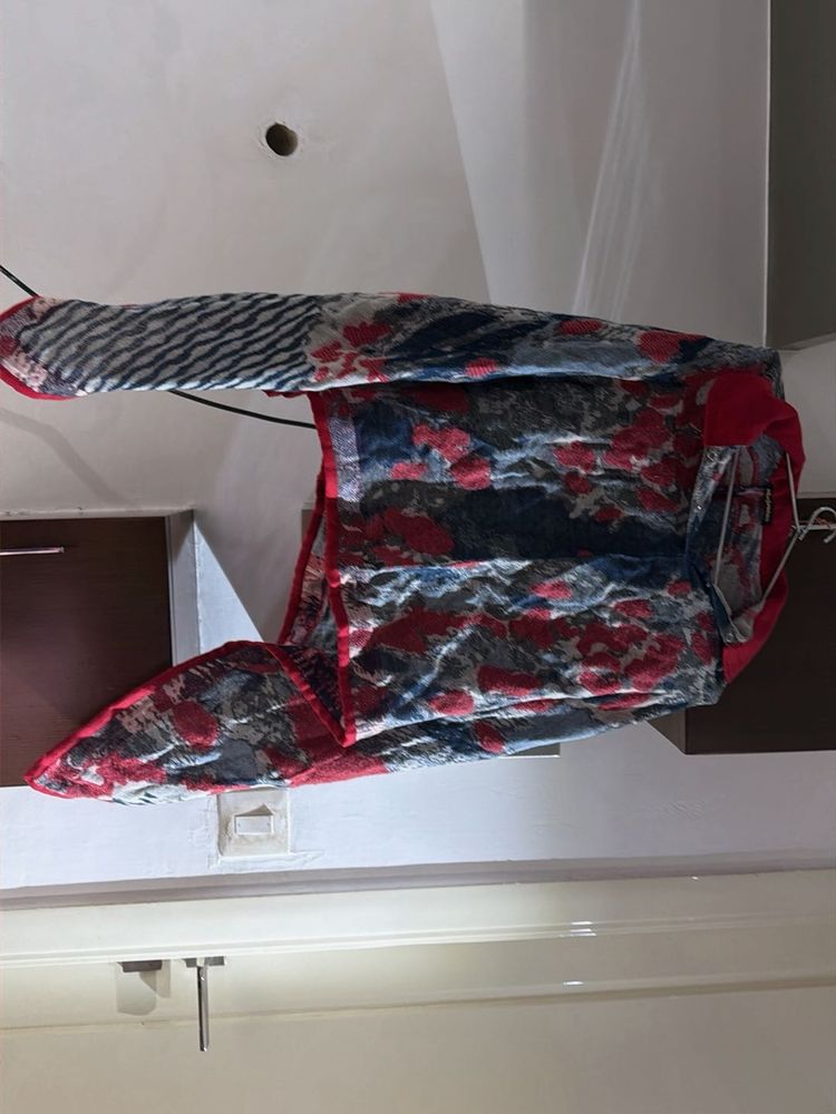Elegant Printed ponchu