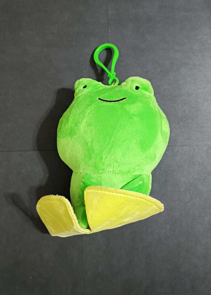 Cute Frog Plush Keychain