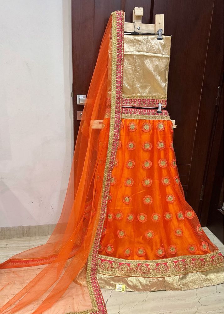 Brand New Net Lehenga Choli Set