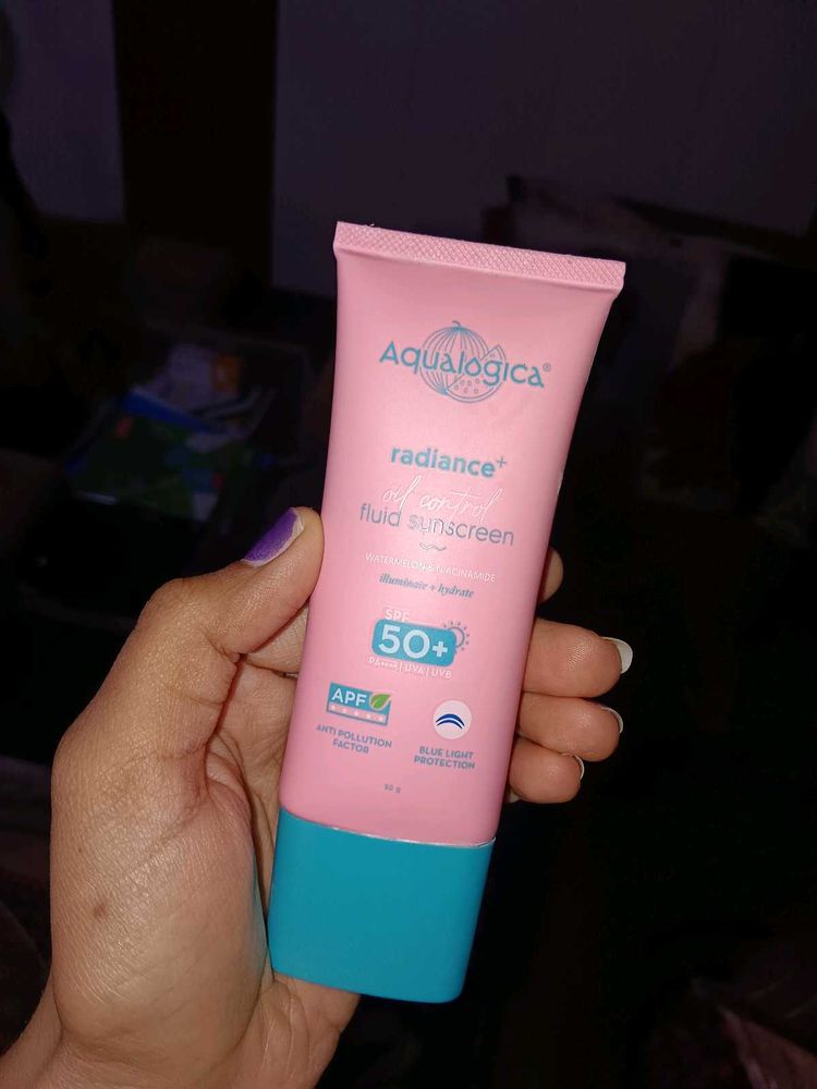 Aqualogica Radiance Fluid Sunscreen SPF 50+