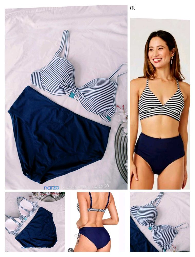 Striped Bikini Set