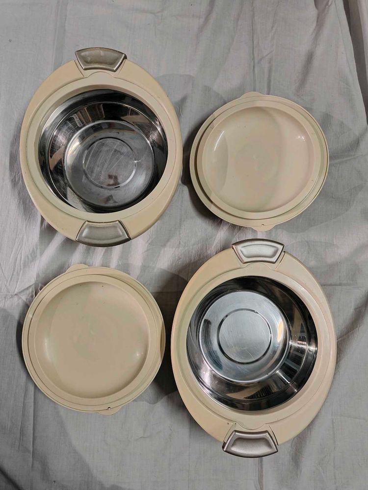 Serving Bowls with Lids - Set of 2