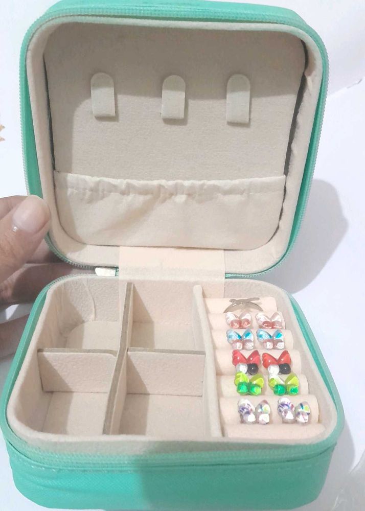 jewellery organizer + earings + 1ring combo