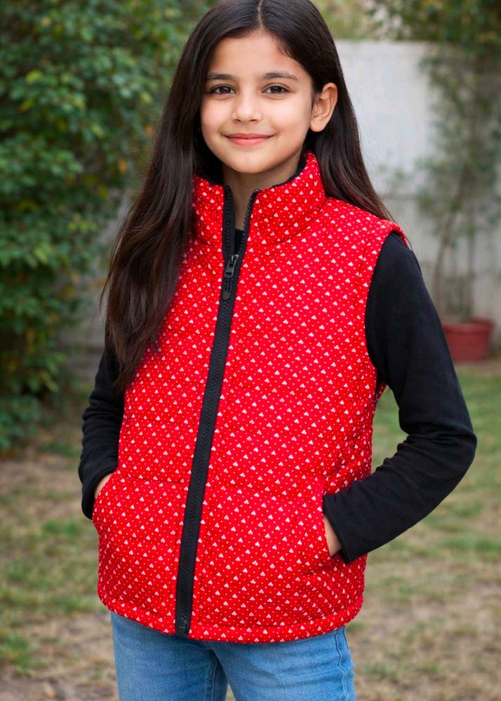 Red Puffer Vest