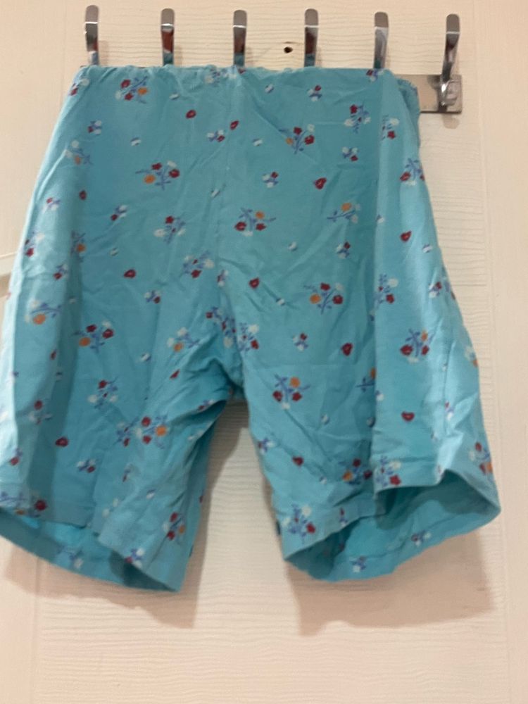 Floral Print Bermuda Shorts