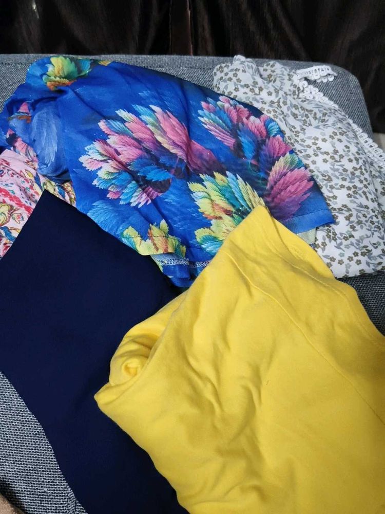 6 Vibrant &amp; Casual Tops Bundle