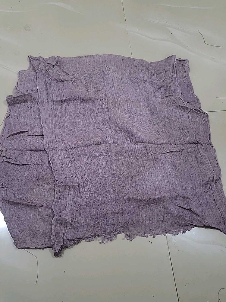 Lavender Crinkle Dupatta