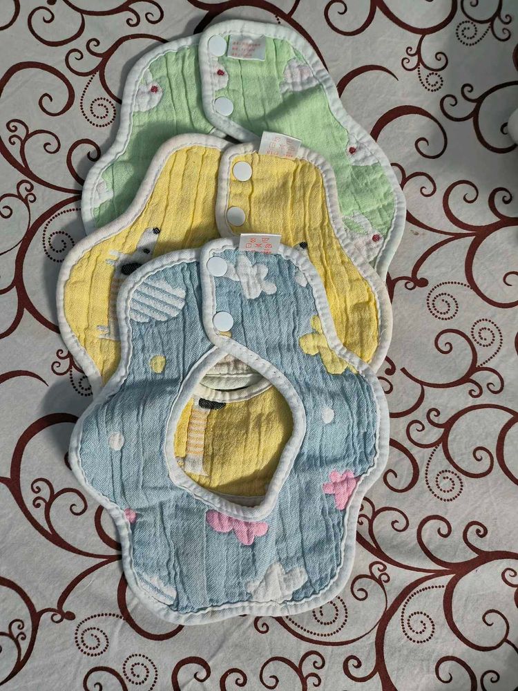 Adorable Baby Bibs - Pack of 3