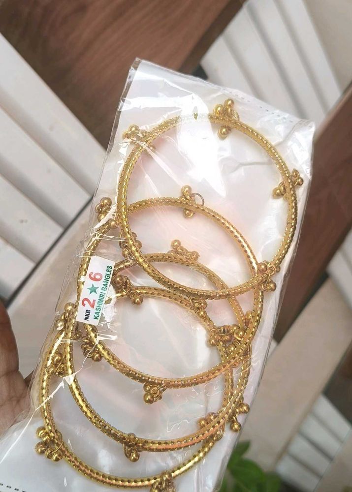 Gold Tone Bangles