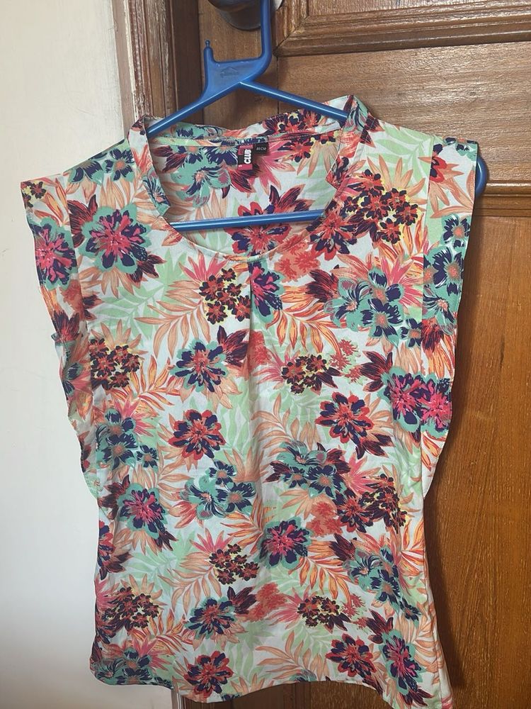 Floral Print Top