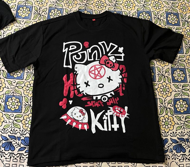 punk kitty Tshirt new