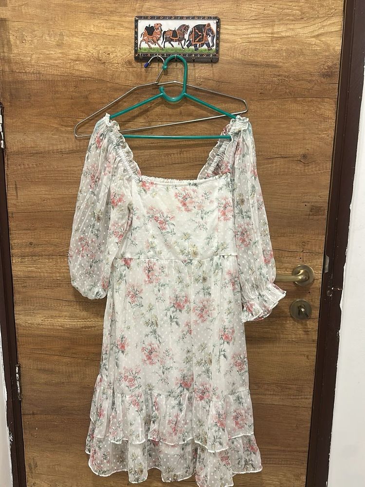Floral Print Mini Dress