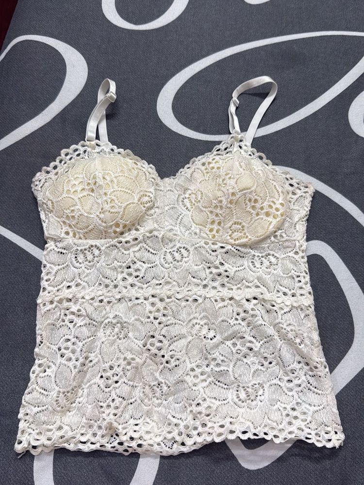Women Lace Bralette/ Camisole New