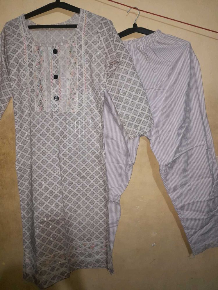 SALE PRICE Printed Kurta with Pants Set