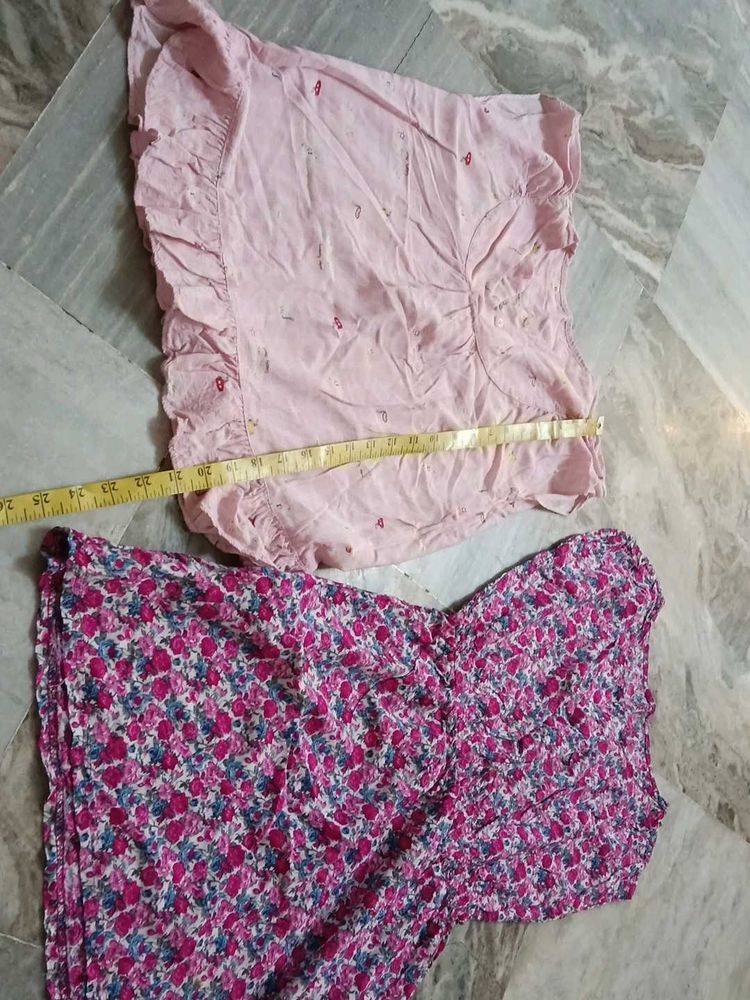 Lovely Pink &amp; Floral Kurta Set