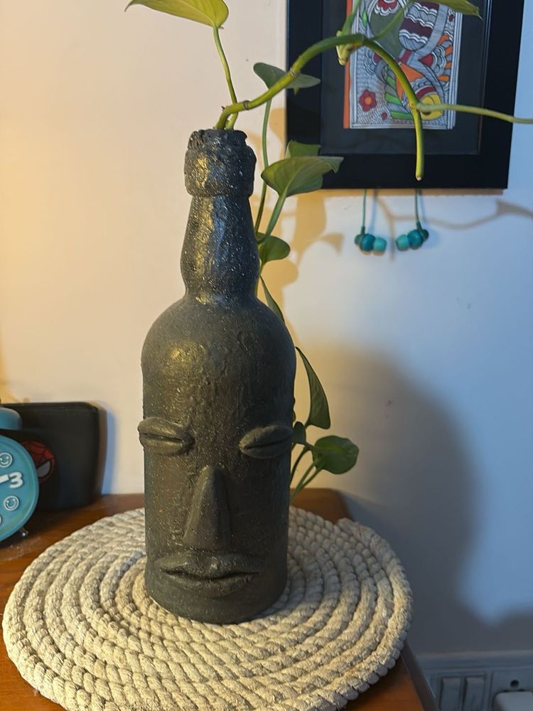 Unique Face Bottle Vase