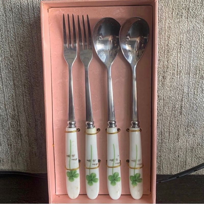 Brand New Spoon &amp; Fork Set From Hong Kong 🇭🇰