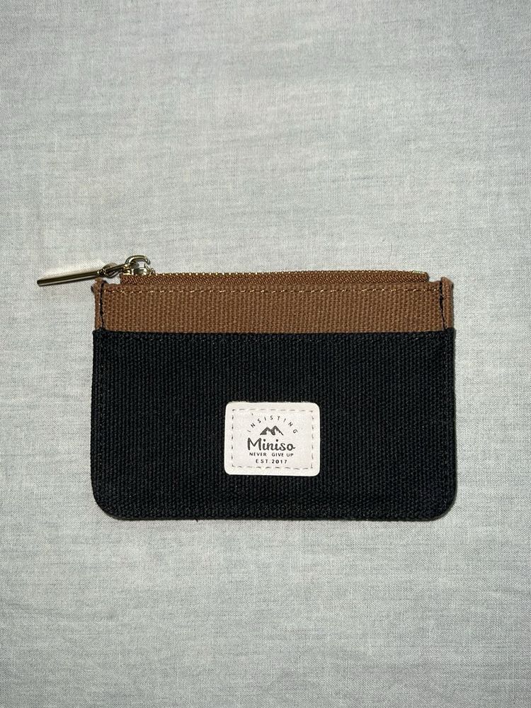 Miniso Canvas card holder Purse