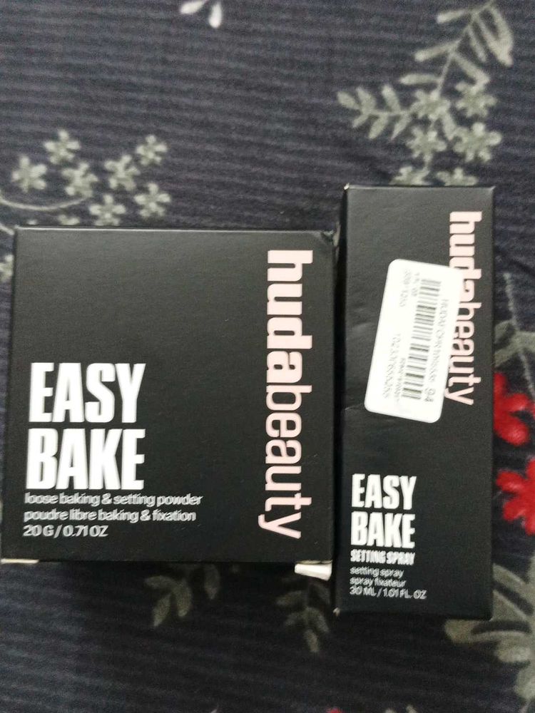 Huda Beauty Easy Bake Set (Powder &amp; Spray)