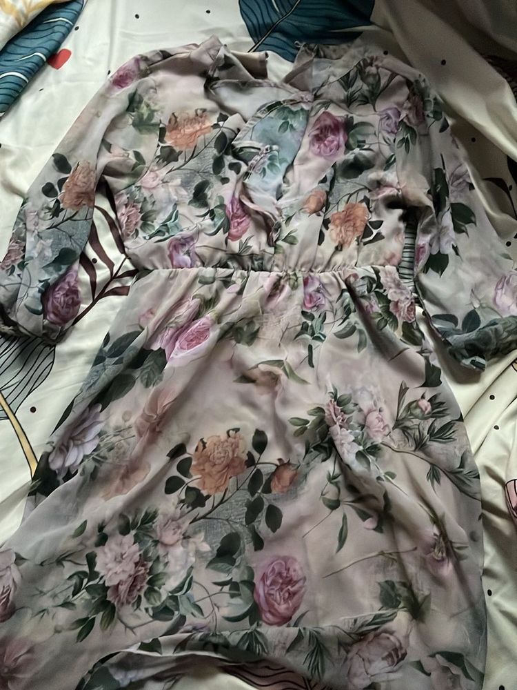 floral printed summer dress